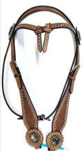 Load image into Gallery viewer, Stud Full Brow Headstall
